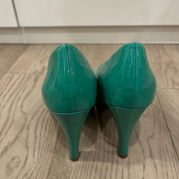 Franco Sarto green teal women’s heels size 6.5 - Picture 3 of 6